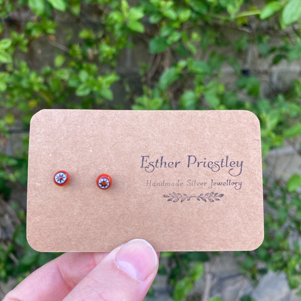 Mini Glass Studs - 5