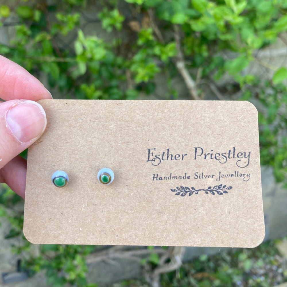 Mini Glass Studs - 12