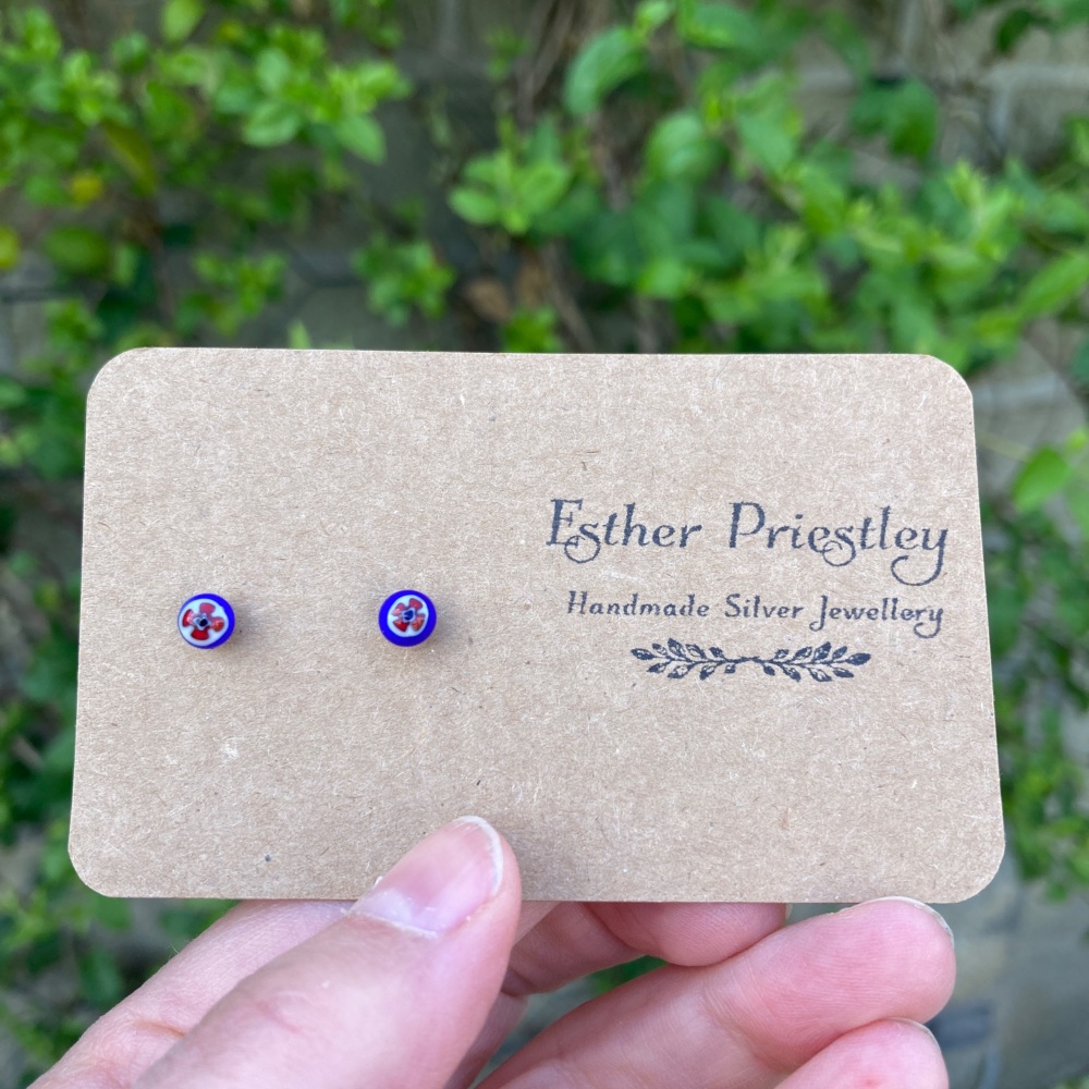 Mini Glass Studs - 13