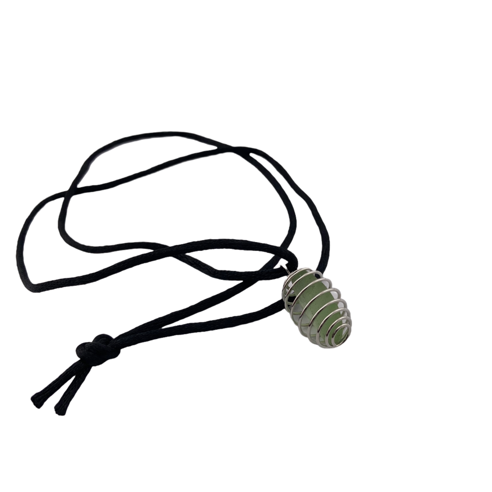 Seaham Sea Glass small pendant -delicate green glass