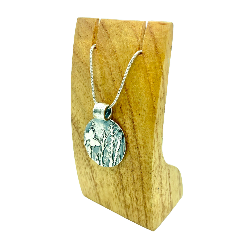 Wildflower Meadow & Butterfly Pendant