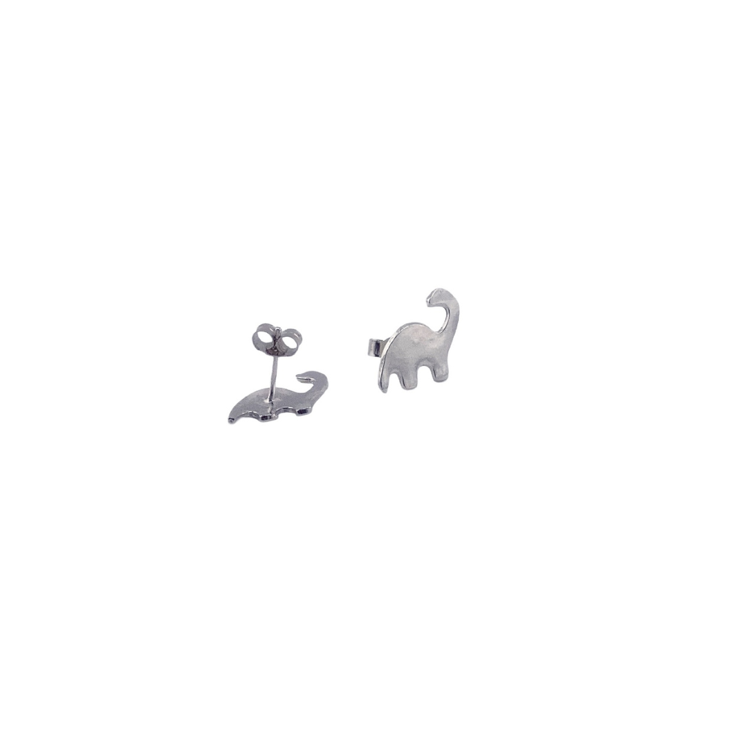 Dinosaur Stud Earrings : Diplodocus