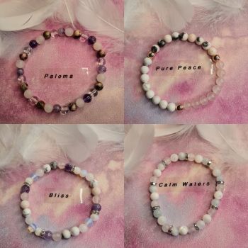 Crystal bead bracelets