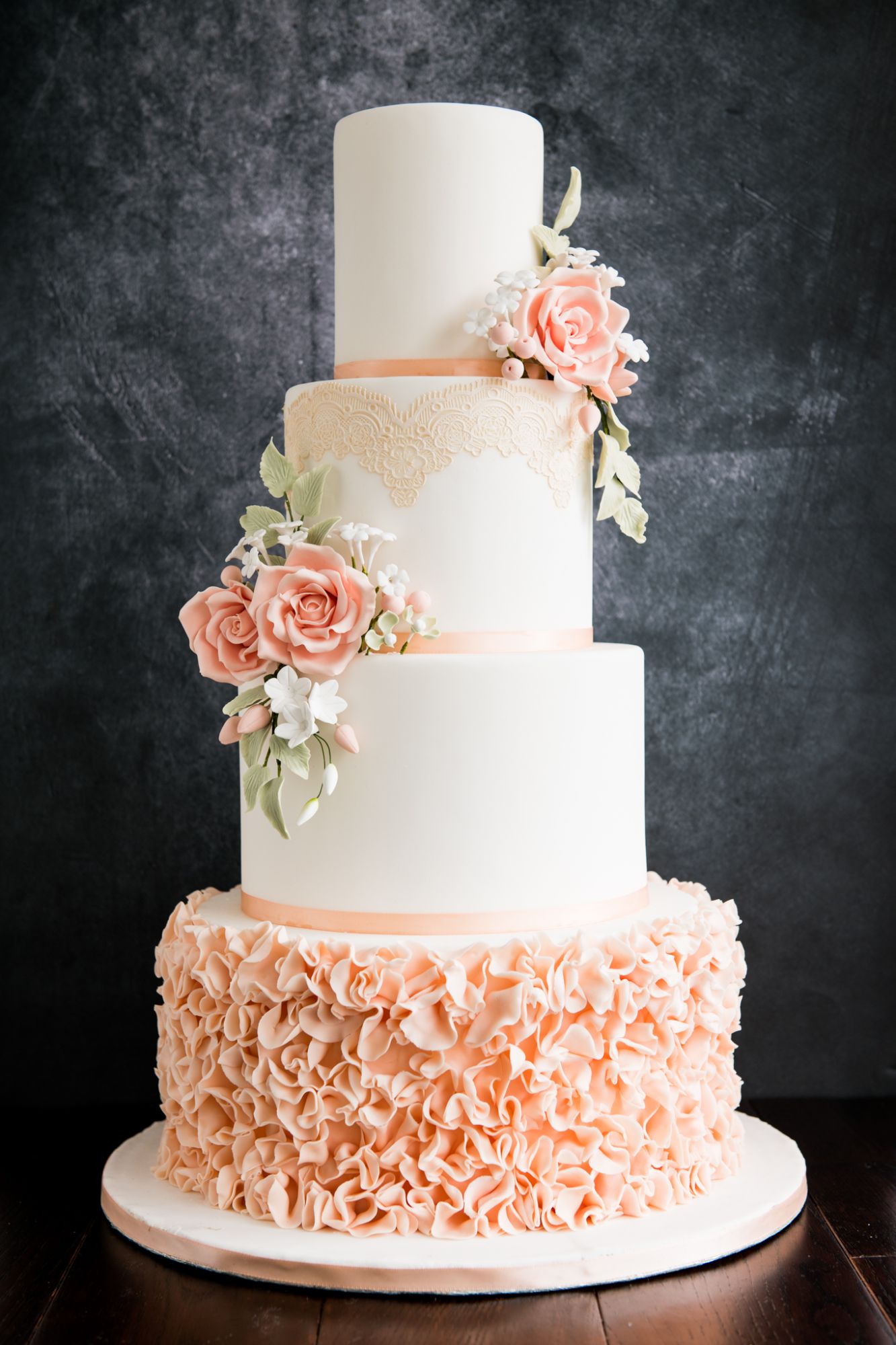 stylish wedding cake