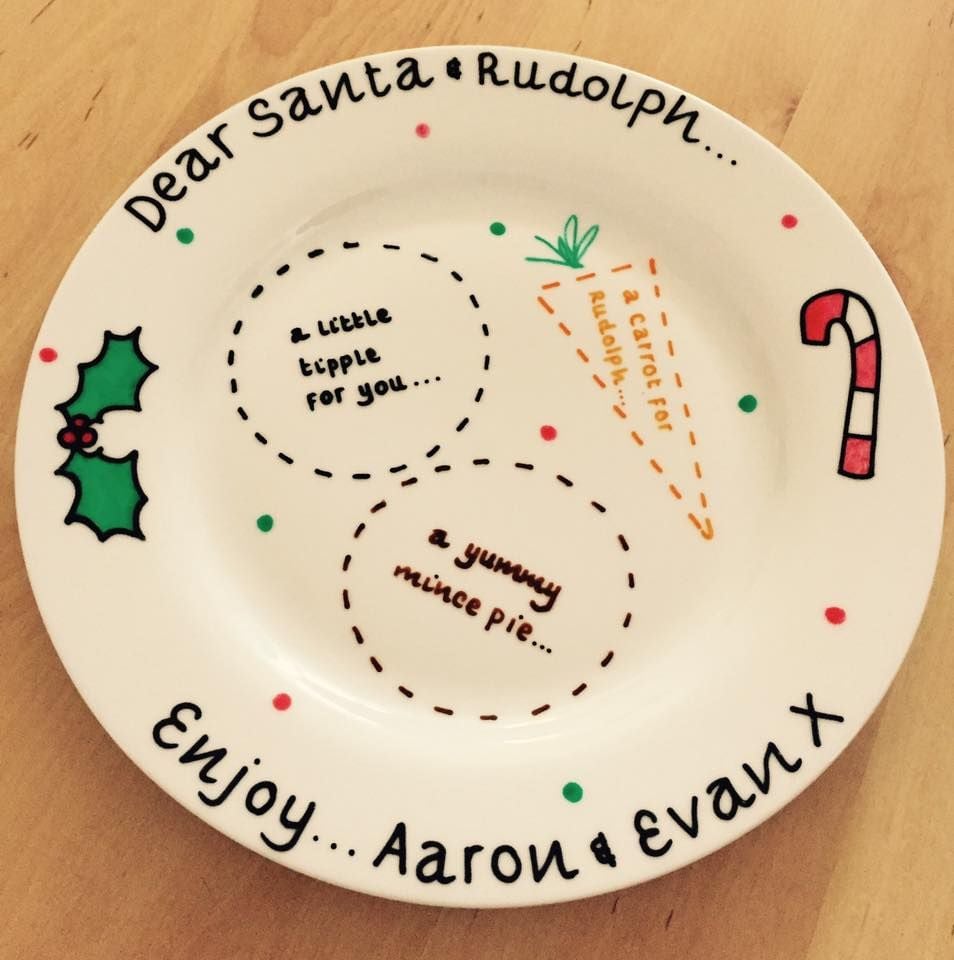 Personalised Christmas Plate