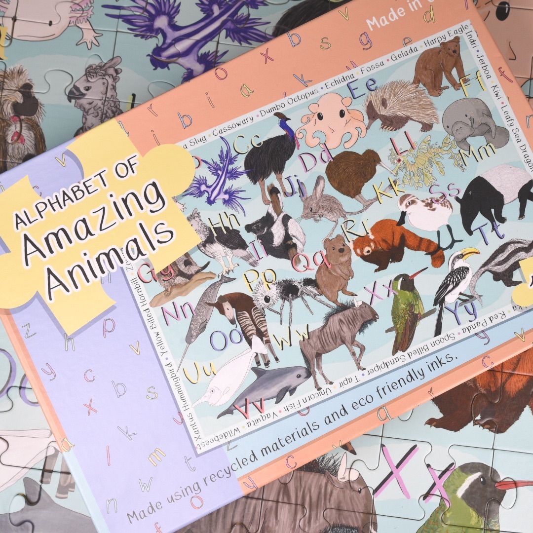 Alphabet of Amazing Animals Jigsaw