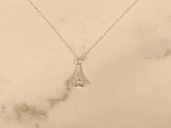 Sterling Silver Eiffel Tower Necklace