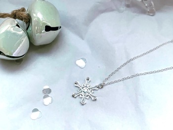 Fancy Snowflake Necklace