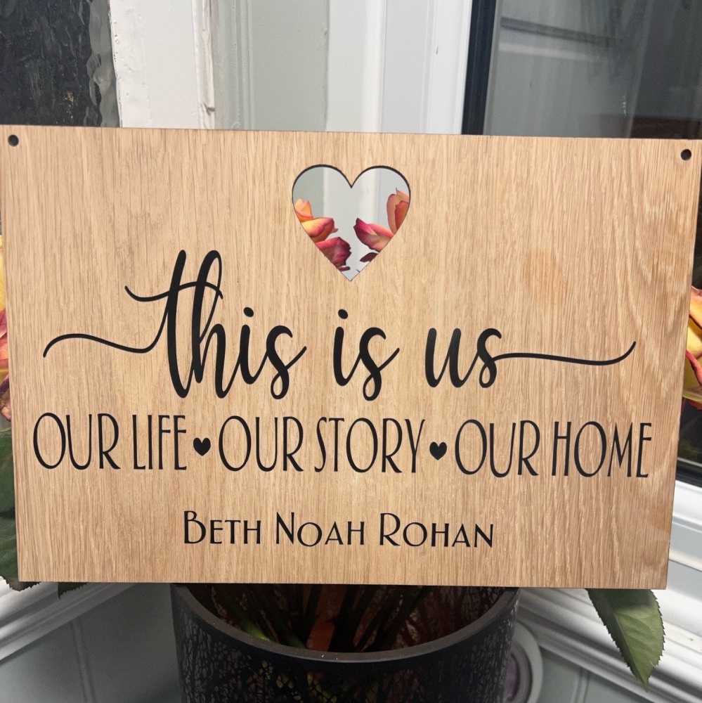 This is Us Wooden Plaque 