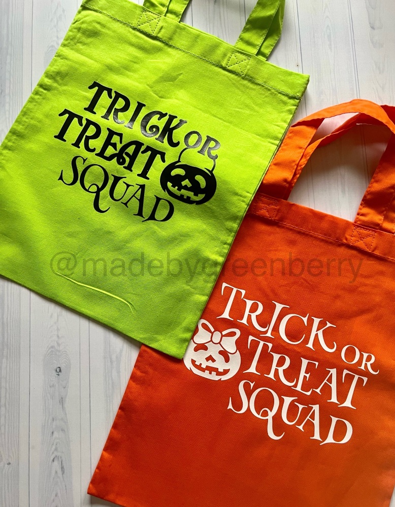 Trick or Treat Squad Bags Halloween
