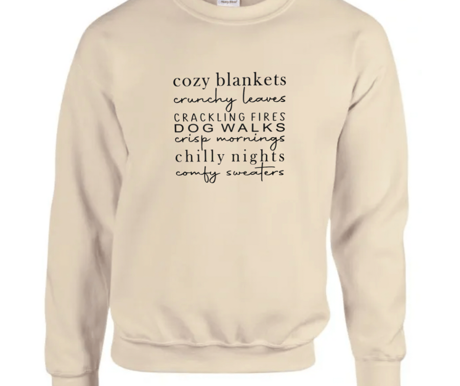 Cozy Blanket Dog Walks Sweatshirt
