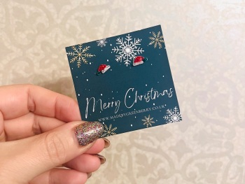 Santa Hat (green) Earrings