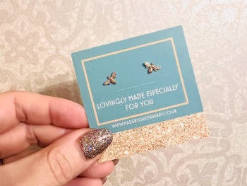 Rose Gold Bee Studs