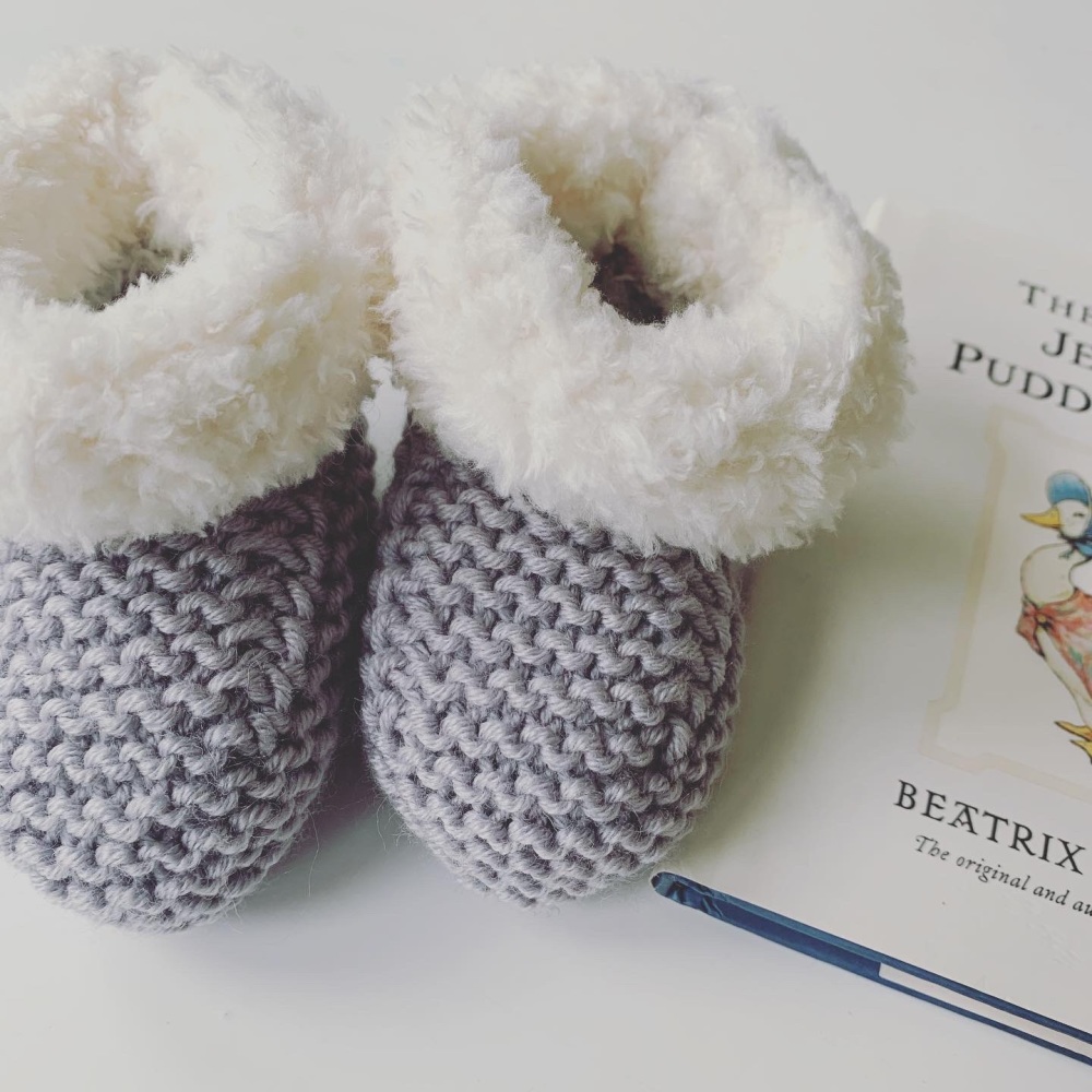 Fur Trim Booties