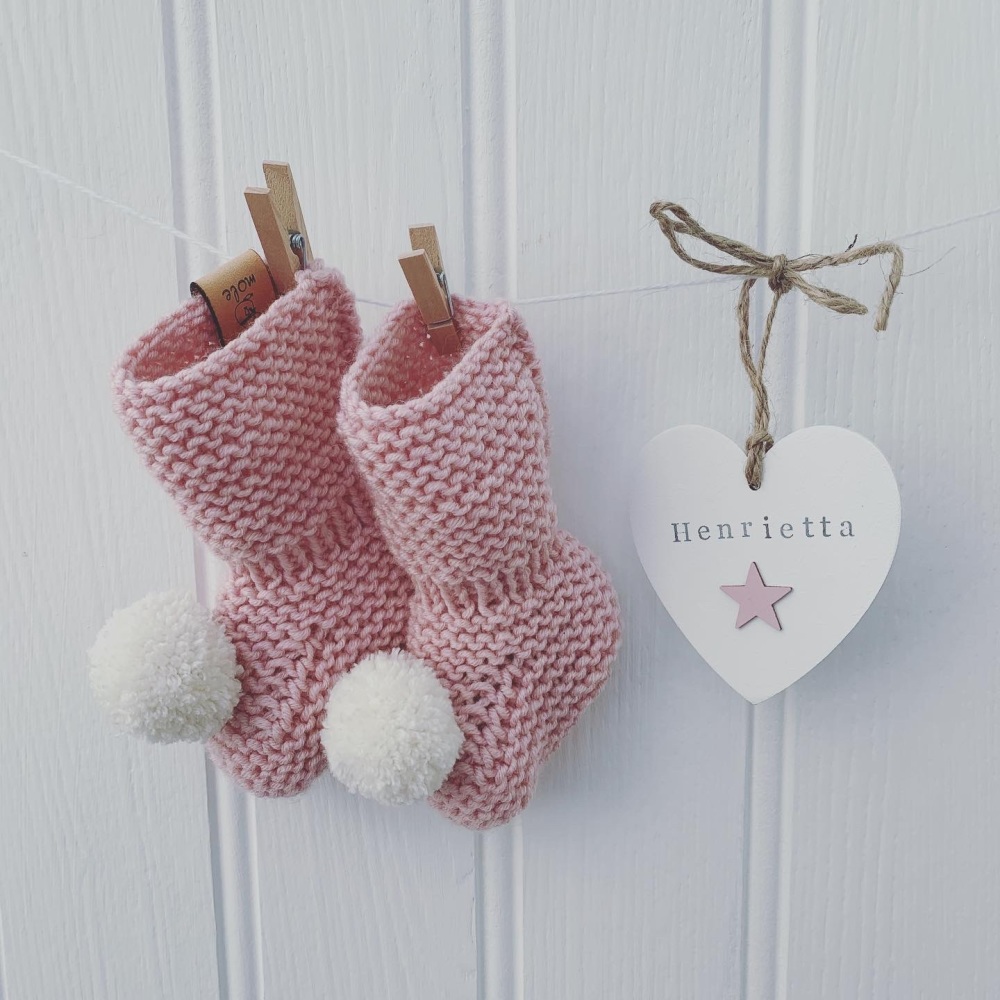Pom Pom Booties