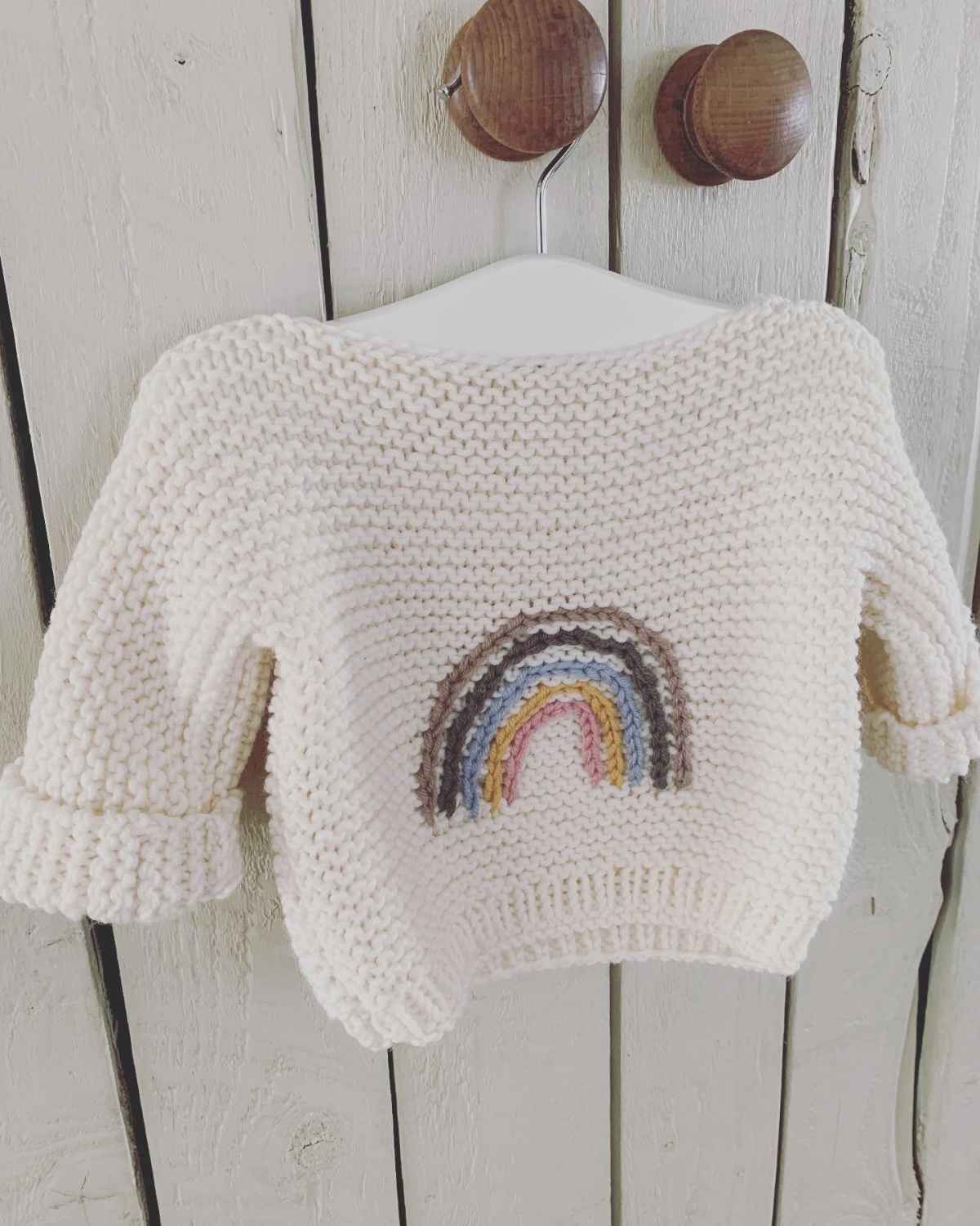 All i want is love jumper rainbow Clearance