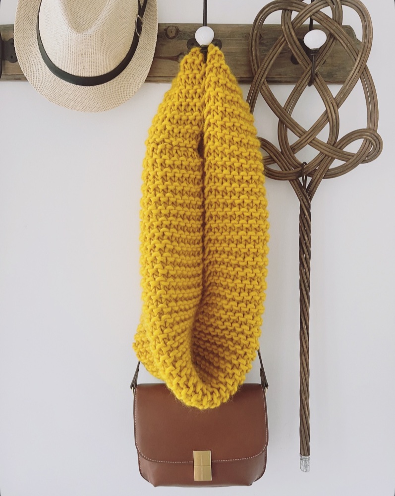 Mama Snood - mustard yellow