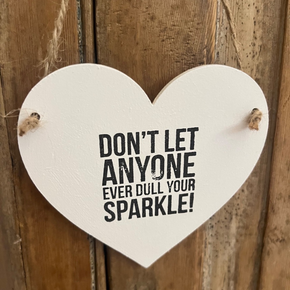 Message Hanging Heart