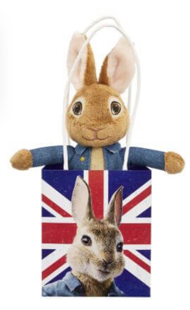 Peter Rabbit Movie in Union Jack Bag 15cm