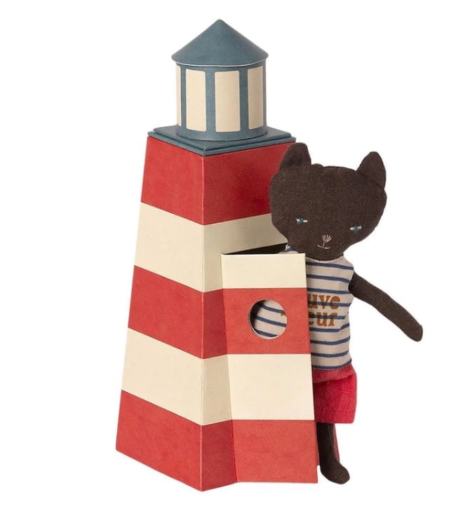 Maileg Sauveteur Tower with cat
