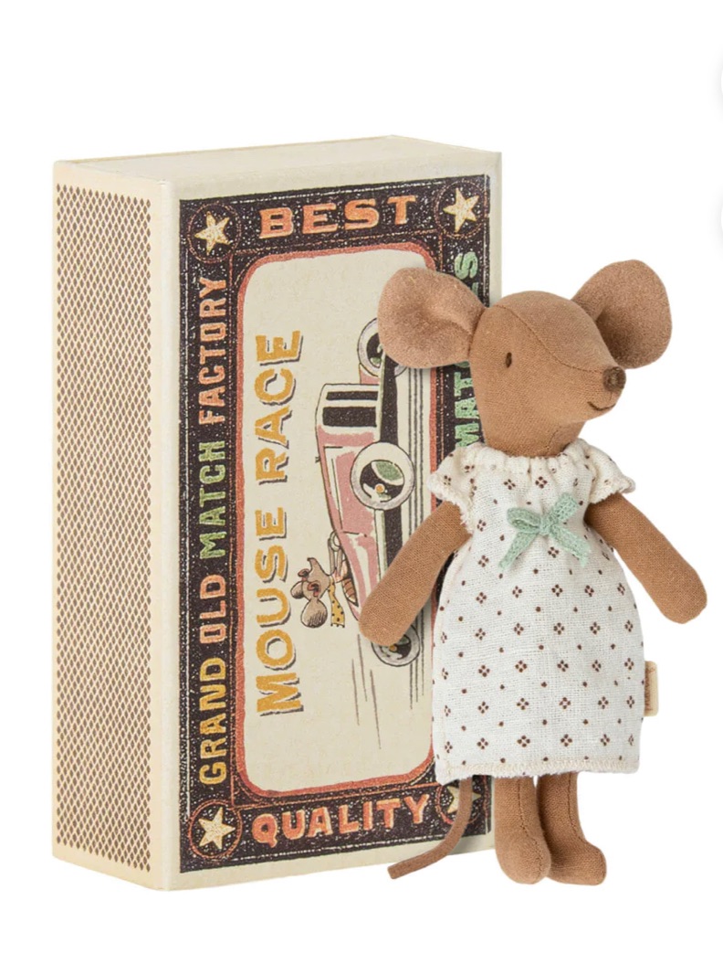Maileg Big Sister Mouse in Box ( Nightie )