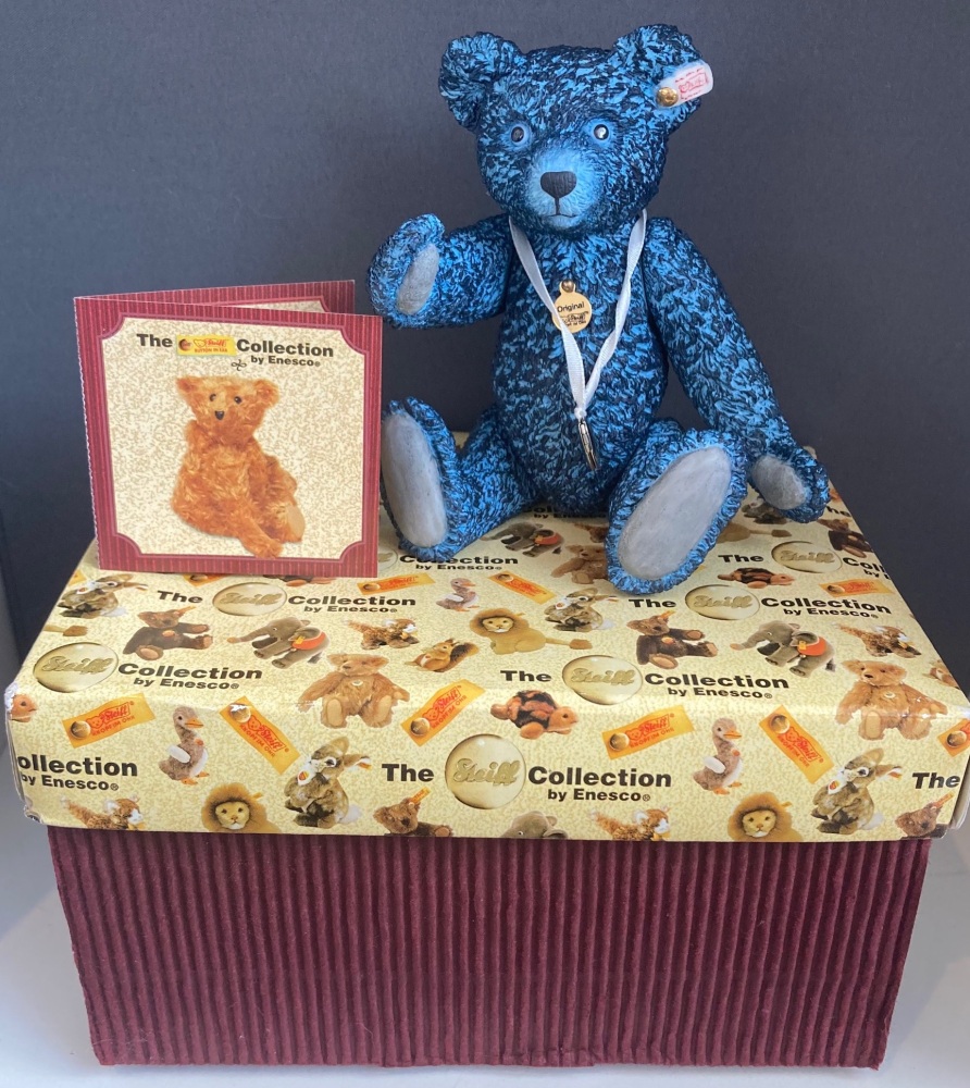 Steiff Enesco Porcelain Bear "Forget Me Not "Limited Edition