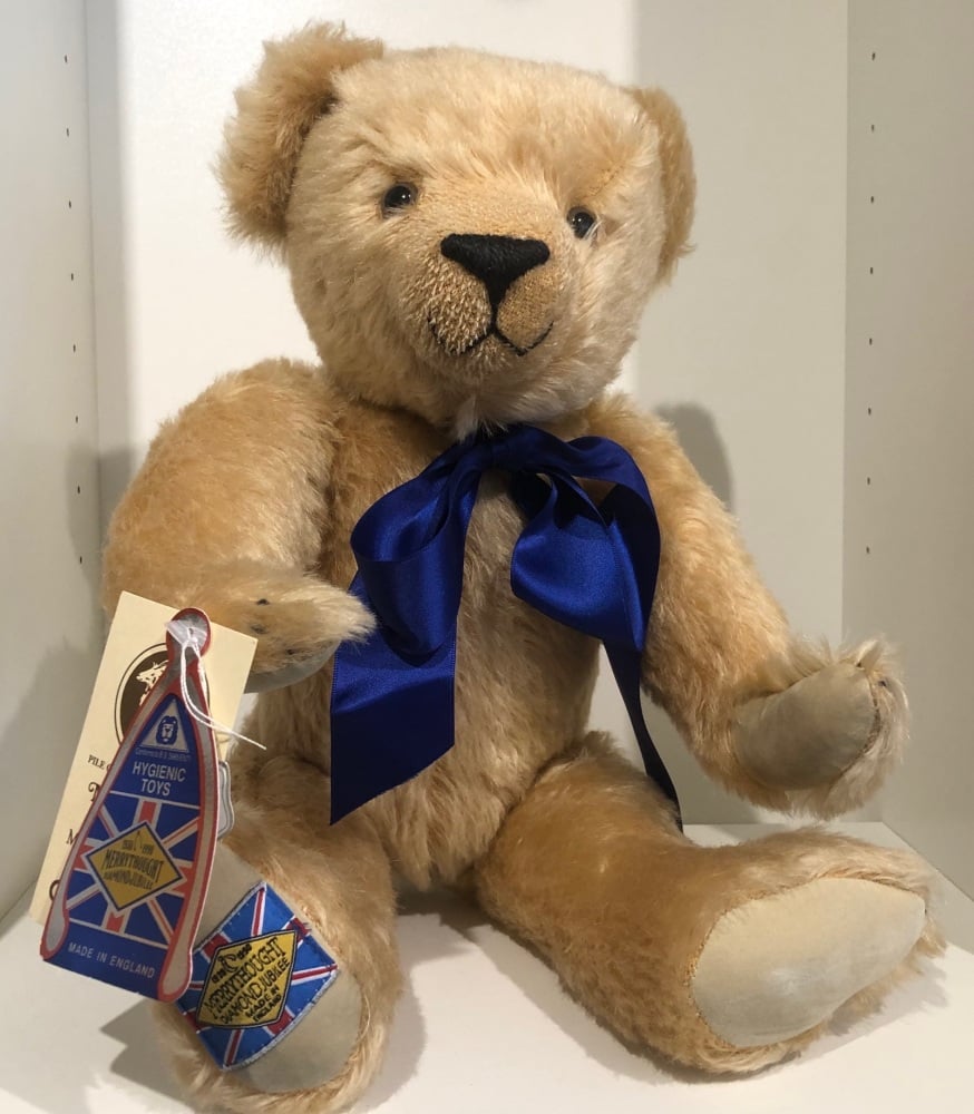 Merrythought Diamond Jubilee Bear Limited Edition with Growler