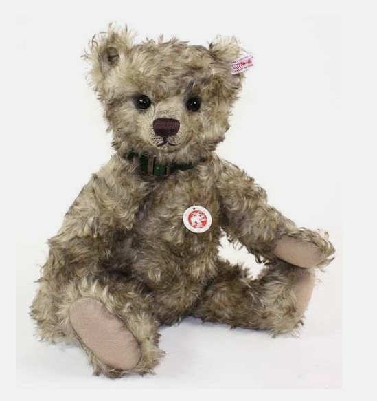 Steiff 035180 Jeremy Mohair Teddy Bear Limited Edition With Growler