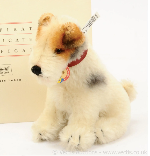 Steiff fox terrier vintage clearance