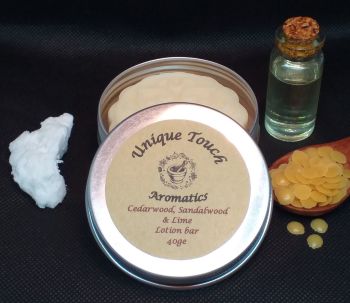 Cedarwood, Sandalwood and Lime - Lotion bar