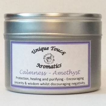 Amethyst candle