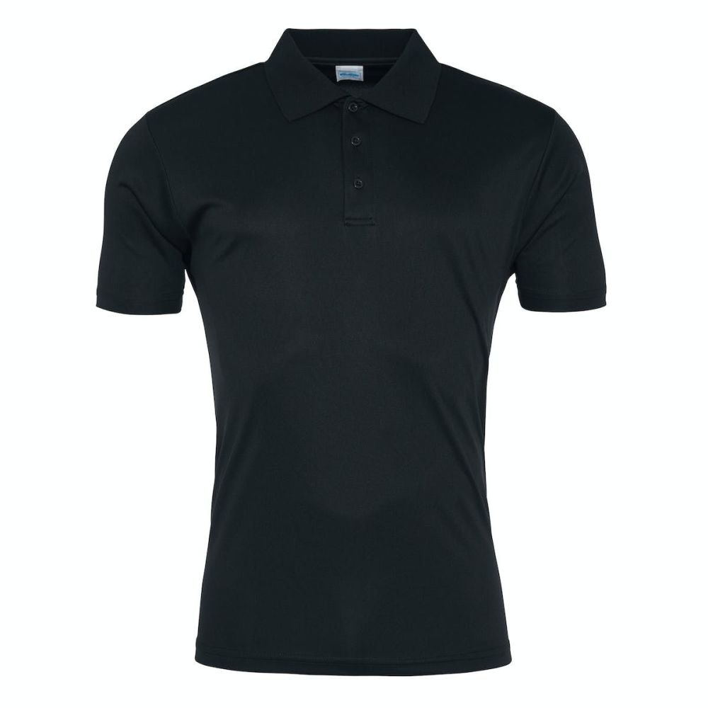 Men's Hair Resistant Polo Shirt - Black