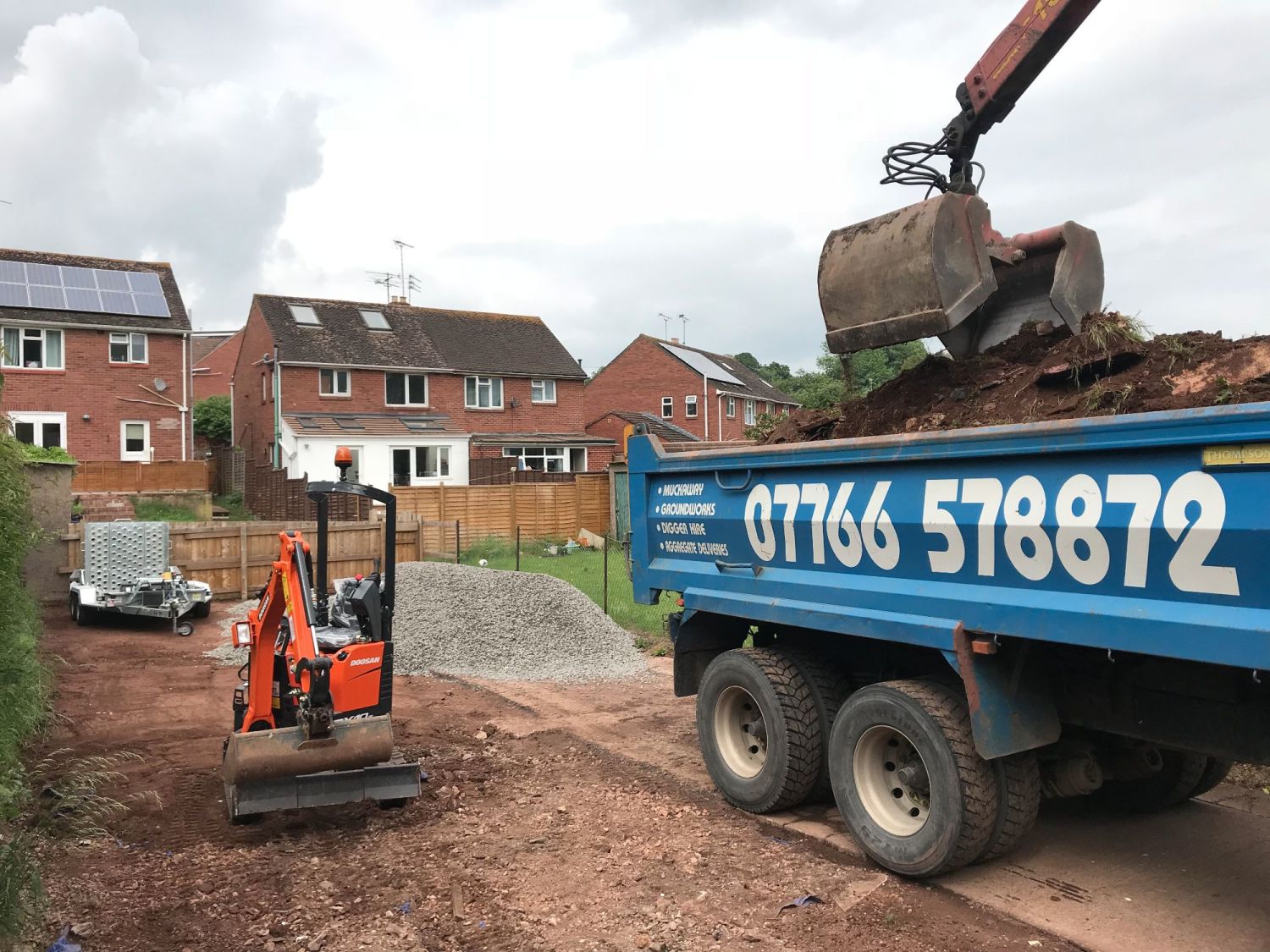 Mini Digger & Driver Hire In Exeter, Devon Area Covered , Micro