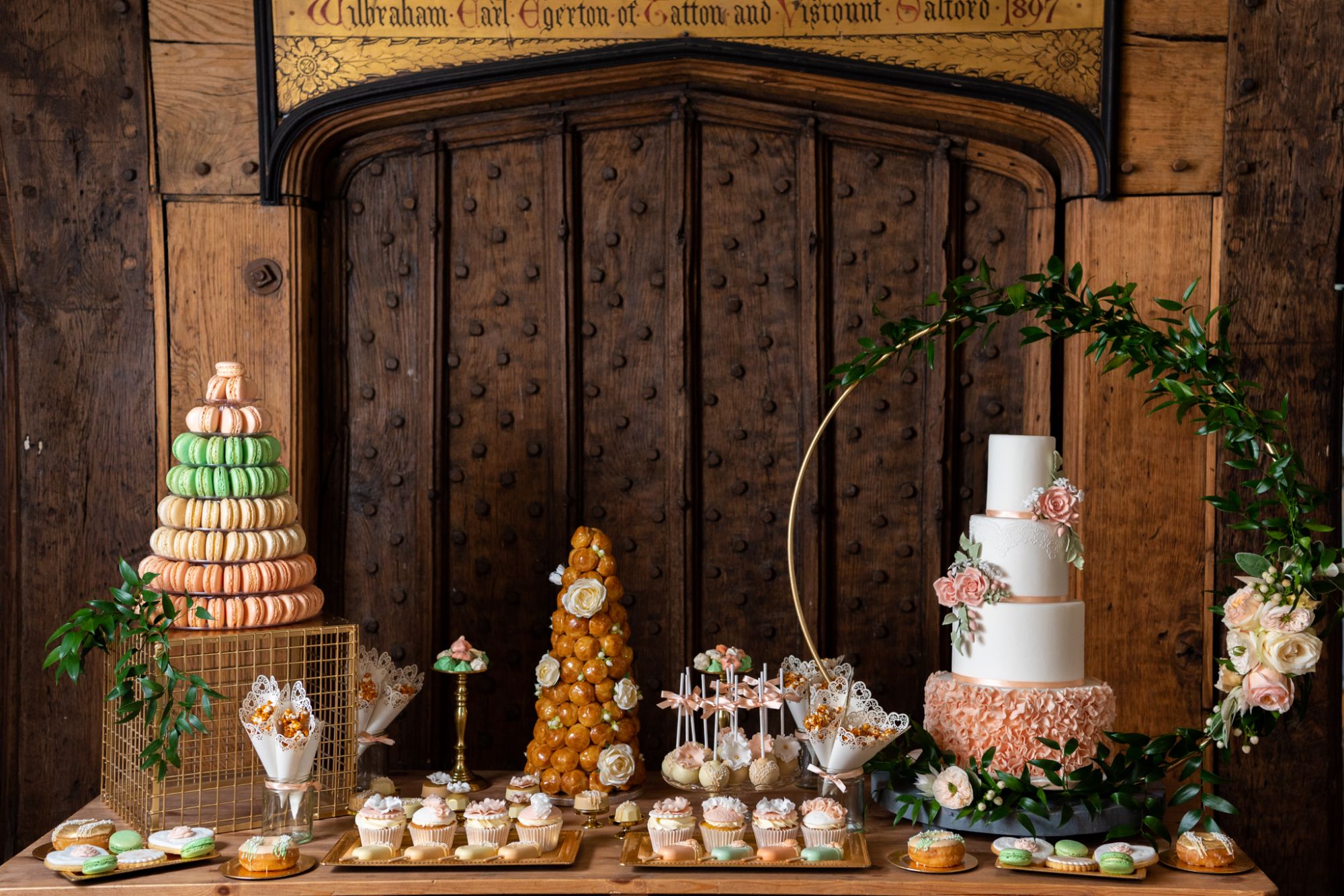 wedding dessert table 