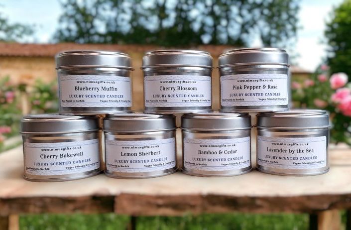 Scented Candles In A Tin