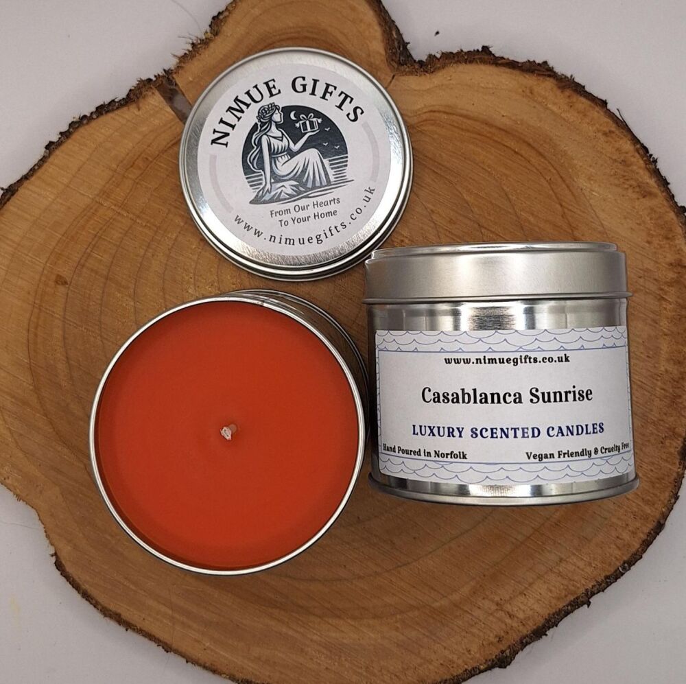Casablanca Sunrise Scented Candle In A Tin