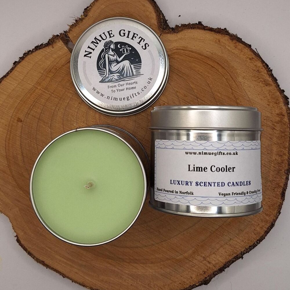 Lime Cooler Scented Candle In A Tin
