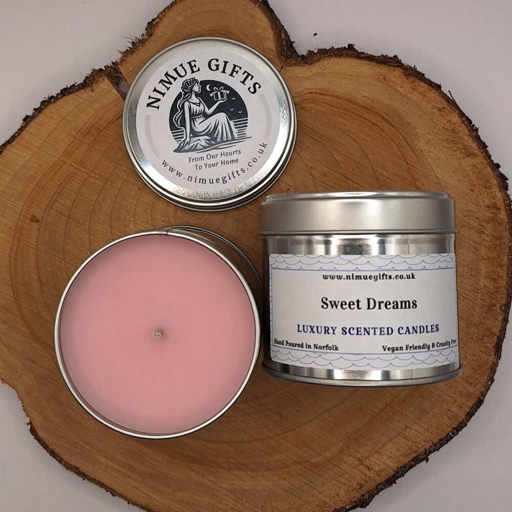 Sweet Dreams Scented Candle In A Tin