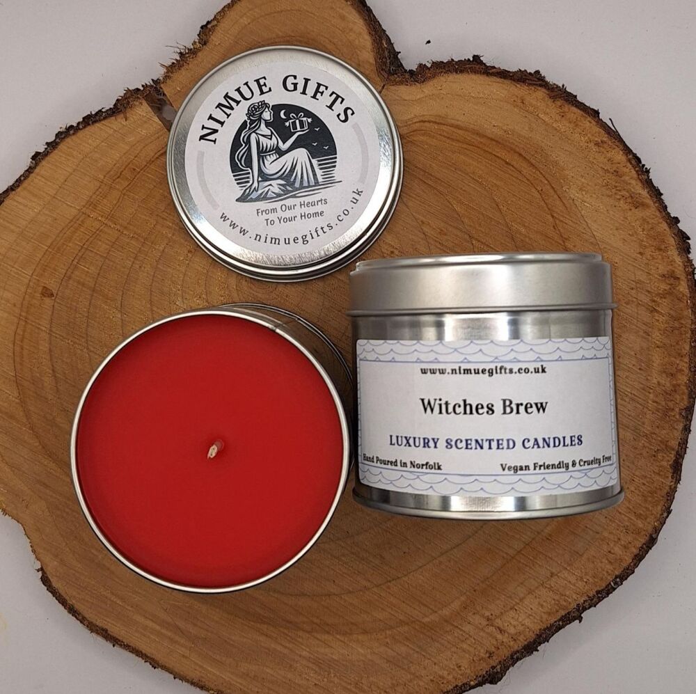 Witches Brew Scented Candle In A Tin