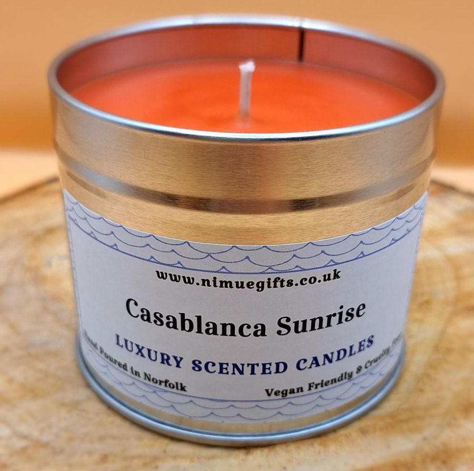 Casablanca Sunrise Scented Candle In A Tin