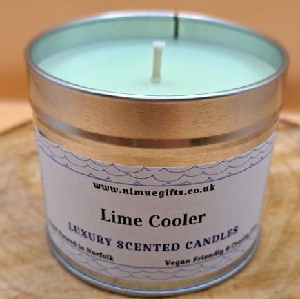 Lime Cooler Scented Candle In A Tin