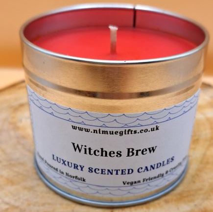 Witches Brew Scented Candle In A Tin