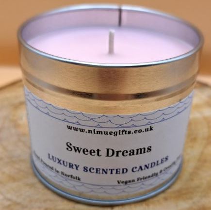 Sweet Dreams Scented Candle In A Tin