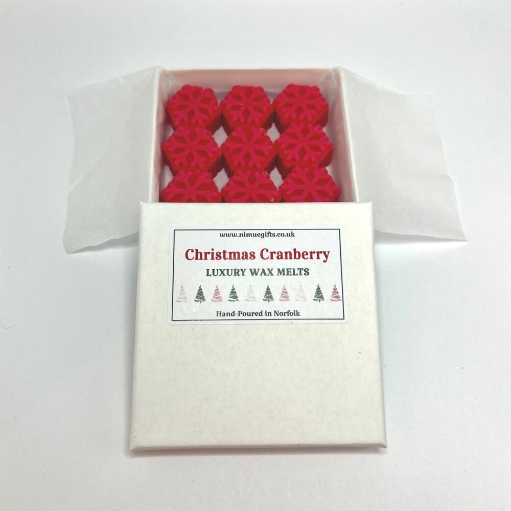 Christmas Cranberry Snowflake Wax Melts