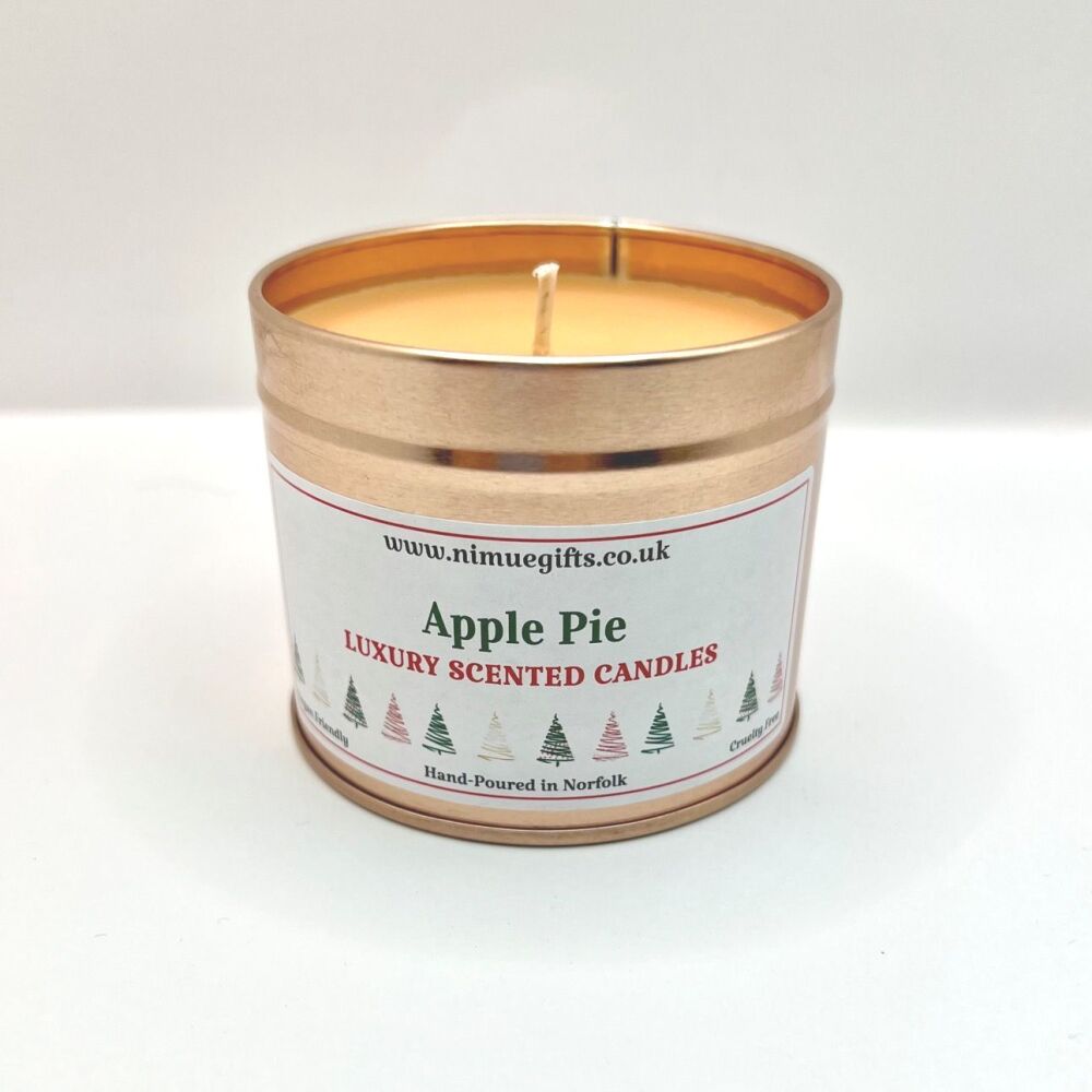 Apple Pie Scented Candle in a Tin