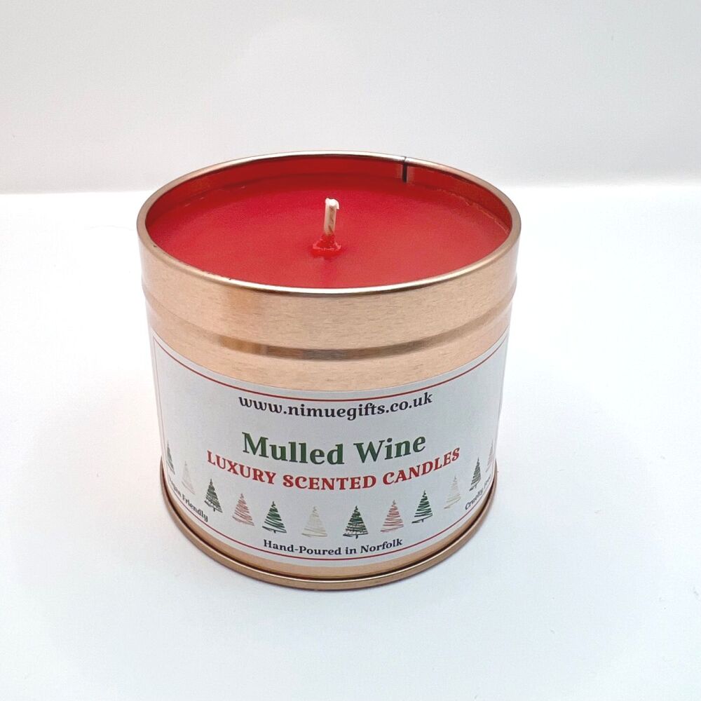 Mulled Wine Scented Candle in a Tin