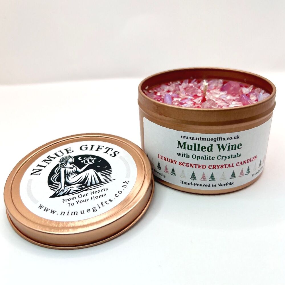 Mulled Wine Scented Crystal Candle