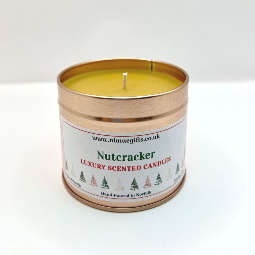 Nutcracker Scented Candle in a Tin