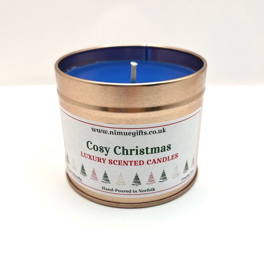 Cosy Christmas Scented Candle in a Tin