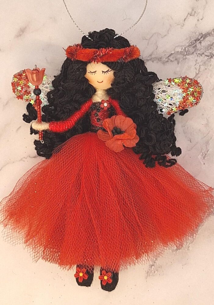 Poppy Fairy | Woodland Fairy Collection